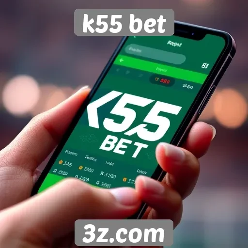 Plataforma K55 Bet é otimizável para dispositivos móveis