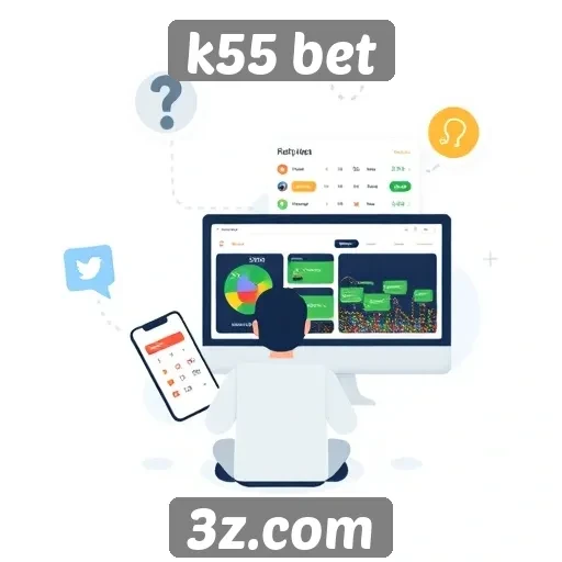 Avaliação da experiência do usuário no site k55 bet